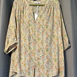 Floral Print Women's Top